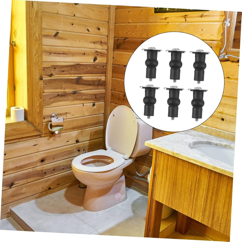 Amazon | jojofuny 6個のトイレ座面固定用ネジ 製および製の高